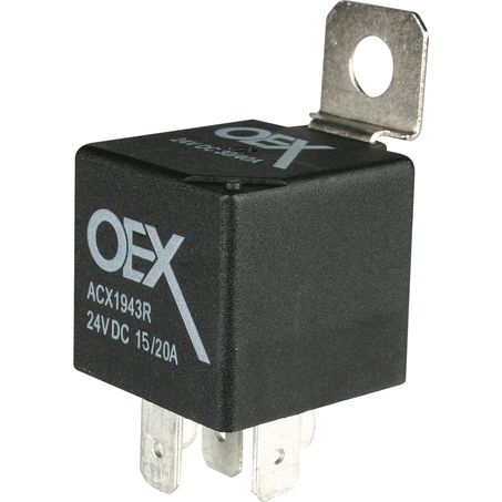 Relay - Changeover Relay - 24v 15/20a - Resistor Protected