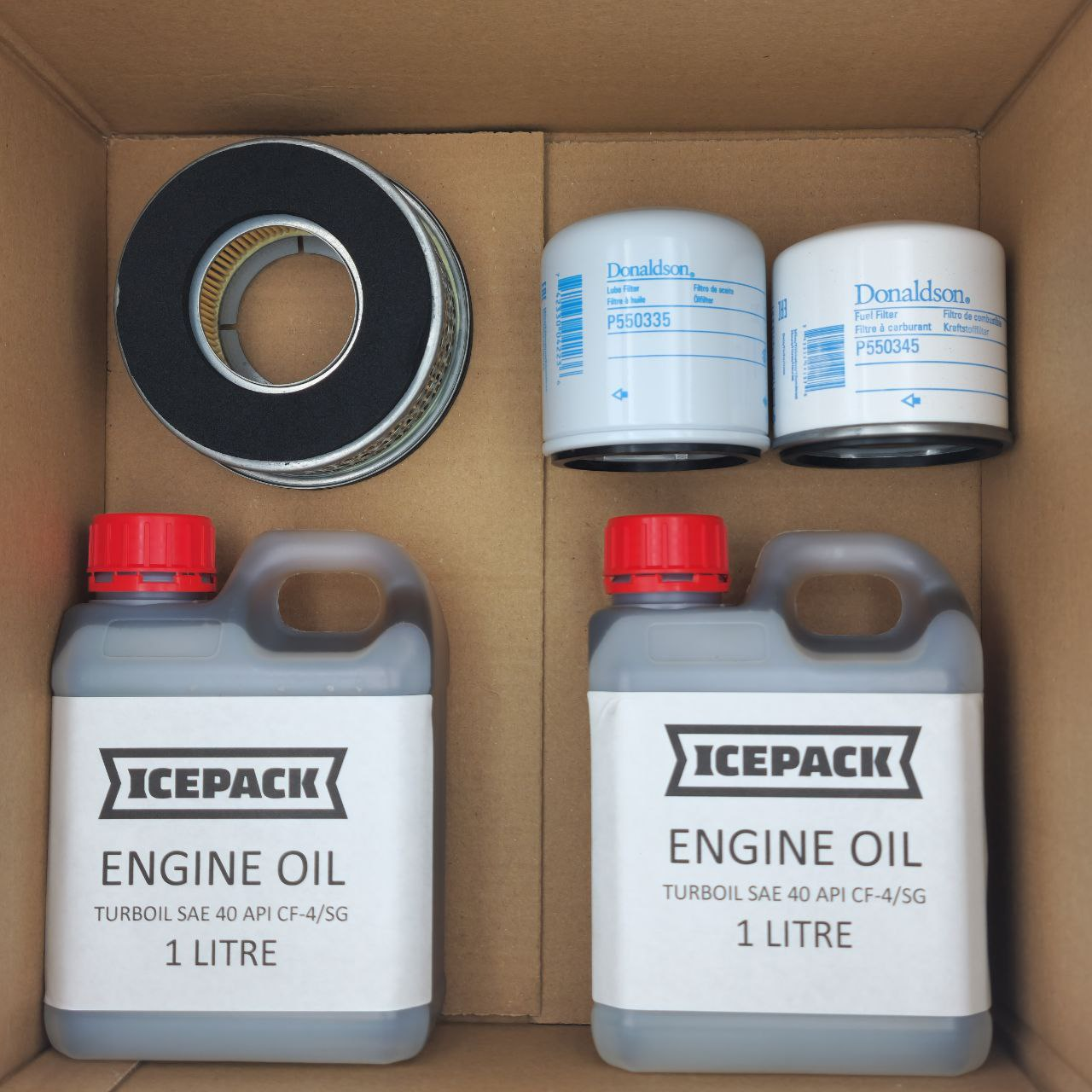 Icepack 2000/S/IC 300 Hour Service Kit - Includes 2L Oil, Oil Filter, Fuel Filter & Air Filter