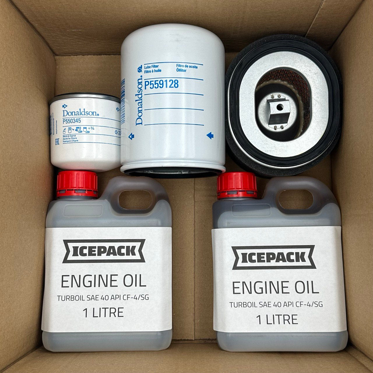 Icepack Yanmar NC 500 Hour Service Kit - Includes 2L Oil, Oil Filter, Fuel Filter & Air Filter